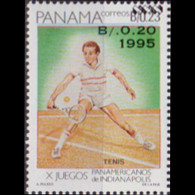 PANAMA 1995 - Scott# 813 Tennis Surch. 20c MNH - Panama