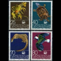 LIECHTENSTEIN 1976 - Scott# 583-6 WWF-Wildlife Set Of 4 MNH - Neufs