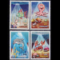 CURACAO 2014 - Scott# 206-9 Marine Life 119-500c MNH - Niederländische Antillen, Curaçao, Aruba