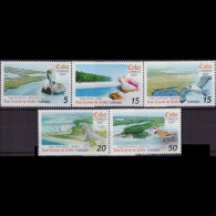 CUBA 2007 - Scott# 4703-7 Island Wildlife 5-50c MNH - Unused Stamps