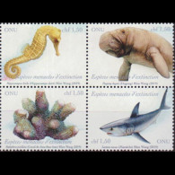 UN-GENEVA 2019 - Endang.Species Set Of 4 MNH - Unused Stamps