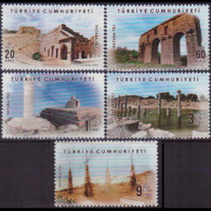 TURKEY 2020 - Scott# 3709/14 Patara Relics 20k-9l MNH - Unused Stamps