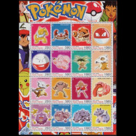 TIMOR 2001 - Sheet-Pokemon MNH - Osttimor