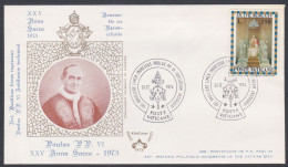 Vatican City 1974 Private Cover Pope Paul VI, Christianity, Christian, Catholic Church - Lettres & Documents