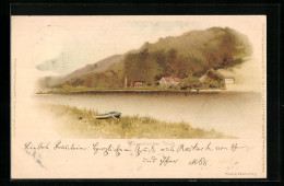 Lithographie Bad Lauterberg / Harz, Idylle Am Wiesenbecker Teich  - Bad Lauterberg