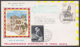 Vatican City 1970 Private FDC Cover Pope Paul VI, Visit To Jerusalem, Christianity Christian, Basilica Of Holy Sepulchre - Storia Postale