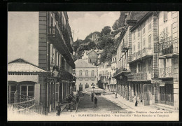 CPA Plombières-les-Bains, Rue Stanislas, Bains Romains Et Tempérés  - Bains Les Bains