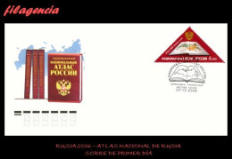 RUSIA SPD-FDC. 2006-37 ATLAS NACIONAL DE RUSIA - FDC