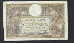 BILLET FRANCE 100 FRANCS LUC OLIVIER MESON 1933 - 100 F 1908-1939 ''Luc Olivier Merson''