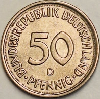 Germany Federal Republic - 50 Pfennig 1978 D, KM# 109.2 (#4739) - 50 Pfennig