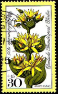 Berlin Poste Obl Yv:474/477 Bienfaisance Fleurs Des Alpes (TB Cachet Rond) - Used Stamps