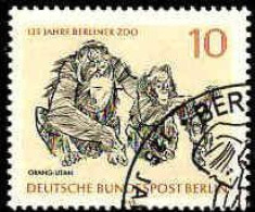 Berlin Poste Obl Yv:310/313 125.Anniversaire Du Zoo De Berlin (TB Cachet Rond) - Gebruikt