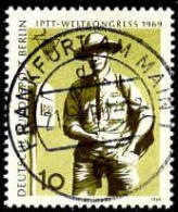 Berlin Poste Obl Yv:314/317 20.IPTT-Weltkongress (TB Cachet) - Oblitérés