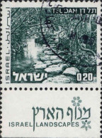 Israel Poste Obl Yv: 532 Mi:598x Tel Dan (TB Cachet Rond) - Used Stamps (with Tabs)