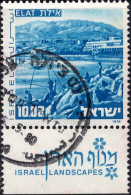 Israel Poste Obl Yv: 617 Mi:676x Elat (TB Cachet Rond) - Oblitérés (avec Tabs)