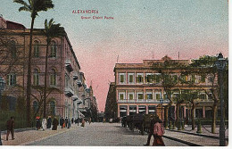 X126034 AFRIQUE EGYPTE EGYPT ALEXANDRIE ALEXANDRIA ALEXANDREIA ALEKSANDRIA STREET CHERIF PACHA - Alexandria