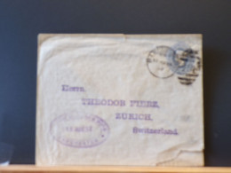 104/703 ENVELOPPE 1894 POUR LA SUISSE  DECHIRURES - Luftpost & Aerogramme