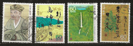 Japon 1987 N° Y&T : 1615 à 1618 Obl. - Usati