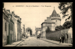 61 - ARGENTAN - RUE DE LA REPUBLIQUE - TOUR MARGUERITE - Argentan