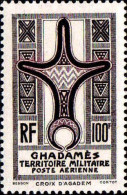 Ghadamès Avion N** Yv:2 Mi:10 Croix D'Agadem (Dent 1 Peu Courte) Voir Scan - Neufs