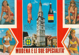 CARTOLINA  C18 MODENA,EMILIA ROMAGNA-E LE SUE SPECIALITA-STORIA,MEMORIA,CULTURA,RELIGIONE,BELLA ITALIA,VIAGGIATA 1974 - Modena