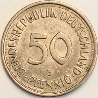 Germany Federal Republic - 50 Pfennig 1979 G, KM# 109.2 (#4742) - 50 Pfennig