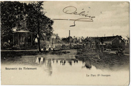 Souvenir De Tirlemont Le Parc St-Georges Circulée En 1912 - Tienen