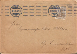 84I Germania 3 Pf. Mit Perfin Gm. Als EF Auf Drucksache BERLIN 30.3.1909 - Autres & Non Classés
