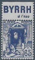 ALGERIE N°137a ** Avec  Pub BYRRH à L'eau Neuf Sans Charnière MNH Luxe - Unused Stamps