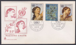 Vatican 1970 Private FDC Cover United Nations, Painting, Religious Art, Christianity, Christian, First Day Cover - Lettres & Documents