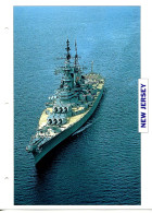 Fiche Navires De Guerre Navires De Ligne ETATS UNIS  1943/1991  - NEW JERSEY - Sonstige & Ohne Zuordnung