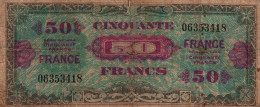 Billet 50 Cinquante Francs émis En France, Série De 1944 - N° 06353418 - Sin Clasificación