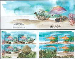 BULGARIA 2024 Europa CEPT. Underwater Fauna & Flora - Fine Booklet MNH - Neufs