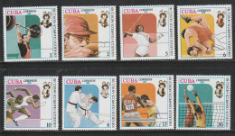 Kuba: 1980, Mi. Nr. 2454-61, Olympische Sommerspiele, Moskau. **/MNH - Ete 1980: Moscou