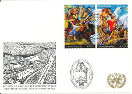 Austria UN Vienna Show Card Sindelfingen 29-31/10-2004 - Lettres & Documents