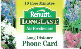 USA: Prepaid Global Telecommunications Solutions - Renuzit Air Fresheners, Flowers - Autres & Non Classés