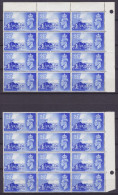 Great Britain 1948 Mi. 236, 2½ Pence King George VI., Liberation Of Cannel Islands, 2x 20-Blocks W. Margins, MNH** - Nuevos