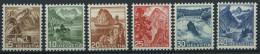 SCHWEIZ BUNDESPOST 500-05 **, 1948, Landschaften, Prachtsatz, Mi. 55.- - Gebraucht