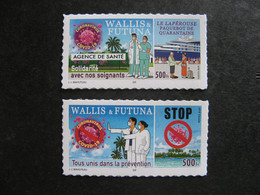 Wallis Et Futuna: TB Paire N° 930 Et N° 931 De Timbres Autoadhésifs "Covid-19" De 2020 .Neufs XX . - Ongebruikt