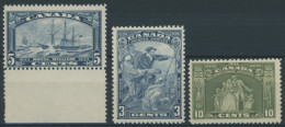 KANADA 174-76 **, 1933/4, 3 Postfrische Werte, Pracht - Autres & Non Classés