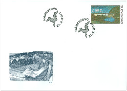 FDC 634 Slovakia Orava Water Dam 2017 - Wasser