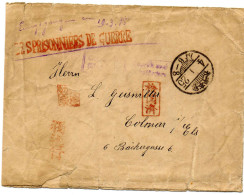 JAPON.1915. PRISONNIER DE GUERRE ALLEMAND/CAMP DE KUMAMOTO (JAPON). CENSURE POUR ALSACE OCCUP. - Covers & Documents