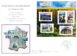 Regioni Di Francia 2005. 2 FDC. - Andere & Zonder Classificatie