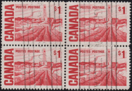 1967 Kanada ⵙ Mi:CA 409Ax, Sn:CA 465B, Yt:CA 389, Sg:CA 590, Edmonton Oil Field, By H.G. Glyde - Used Stamps