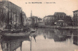 27105 " LES MARTIGUES-COURS DE L'ILE " -VERA FOTO-CART. POST.  NON SPED. - Martigues