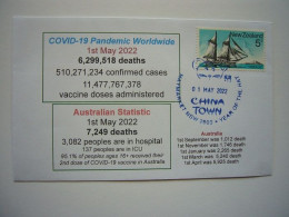 COVID-19 Pandemic Worldwide / Stamp China Town May 01,2022 - Luchtpost