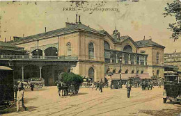 75 - Paris - Gare Montparnasse - Animée - Colorisée - CPA - Voir Scans Recto-Verso - Métro Parisien, Gares