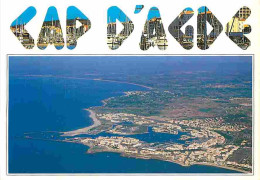 34 - Le Cap D'Agde - Multivues - Vue Générale Aérienne - CPM - Voir Scans Recto-Verso - Agde