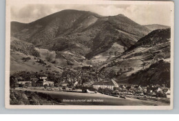 7816 MÜNSTERTAL - UNTERMÜNSTERTAL, Blick über Den Ort Auf Den Belchen - Muenstertal