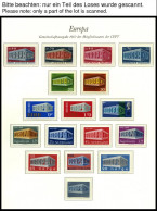 EUROPA UNION **, 1969-71, Stilisierter Tempel, Flechtwerk Und Waagerechte Kette, 3 Komplette Jahrgänge, Pracht, Mi. 272. - Collections